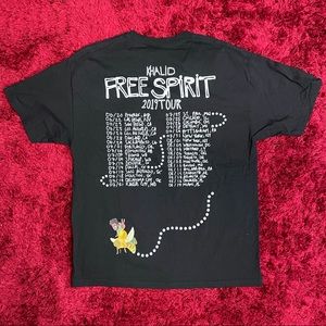 Khalid Free Spirit Album Art Shirt XL Tour Dates 2019